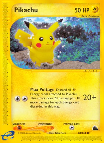 Pikachu 84/144 from Skyridge