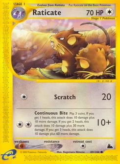 Raticate 89/144, Skyridge