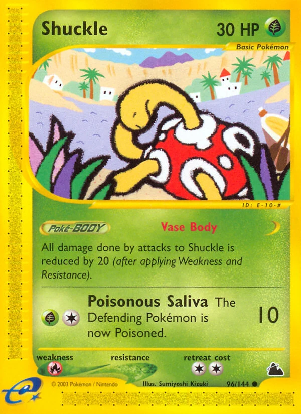 Shuckle 96/144, Skyridge Pokémon card