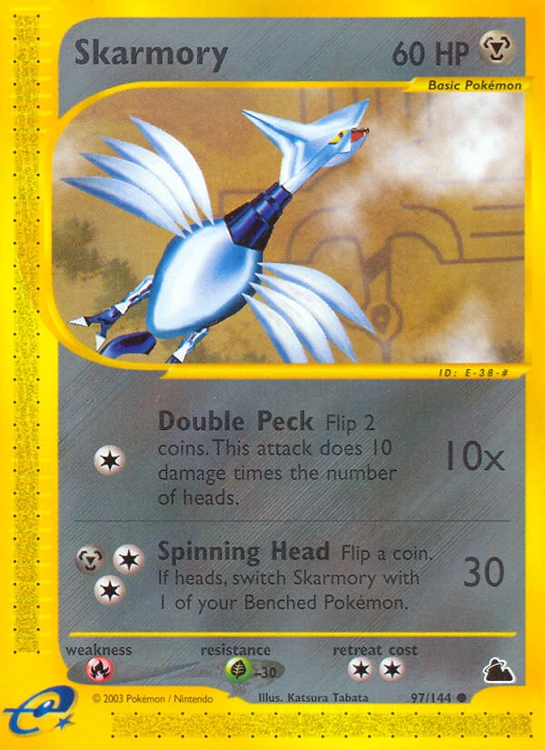 Skarmory 97/144, Skyridge Pokémon card
