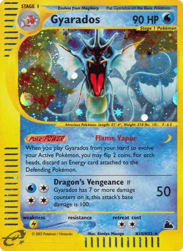 Gyarados H10 from Skyridge