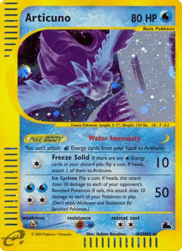 Articuno H3 from Skyridge