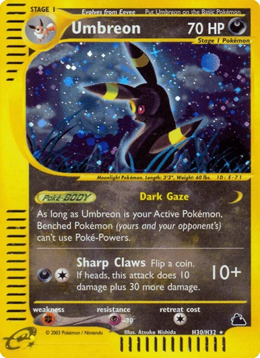 Umbreon H30 from Skyridge