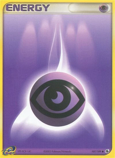 Psychic Energy 107/109, Ruby & Sapphire Pokémon card