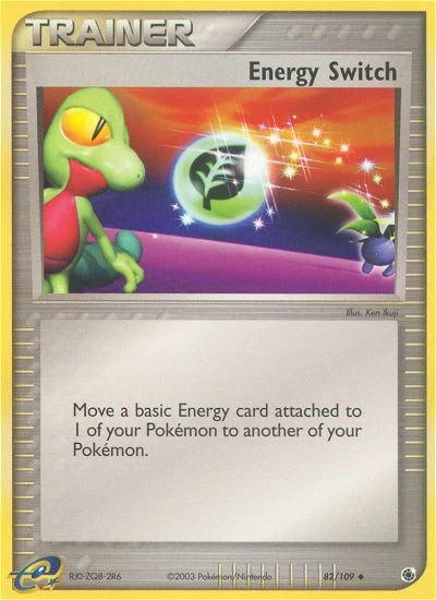 Energy Switch 82/109, Ruby & Sapphire Pokémon card