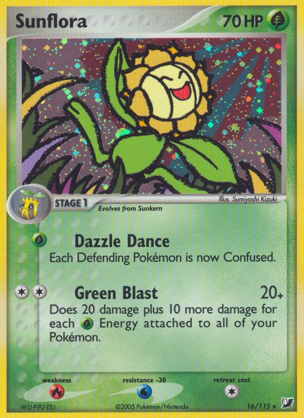 Sunflora 16/115, Unseen Forces Pokémon card