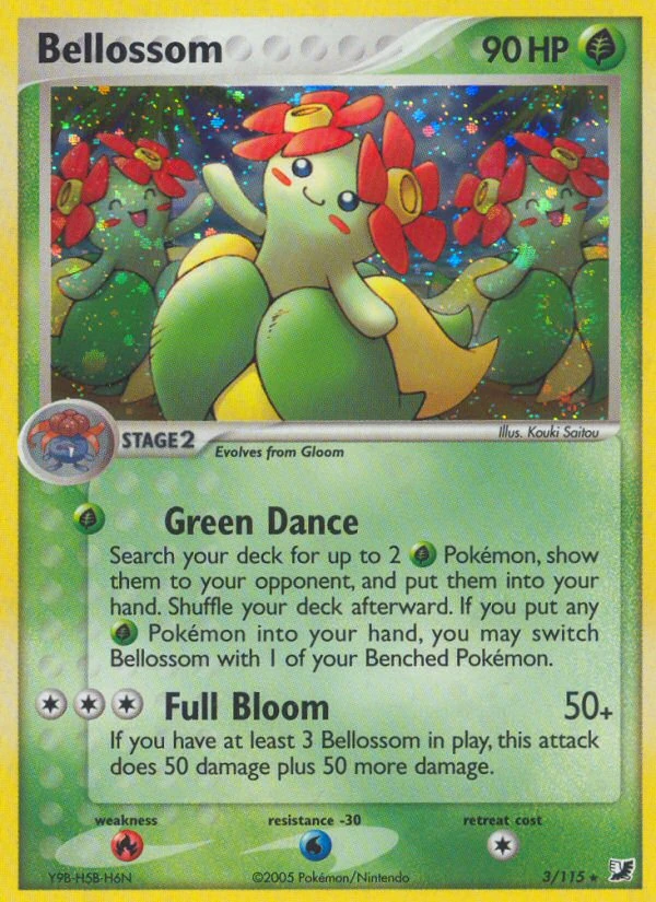 Bellossom 3/115, Unseen Forces Pokémon card
