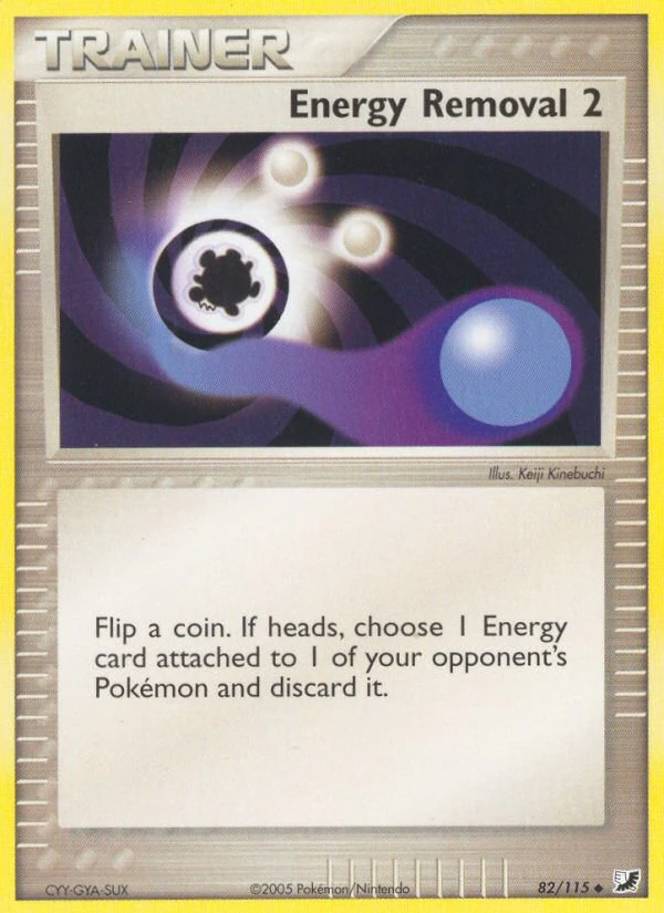 Energy Removal 2 82/115, Unseen Forces Pokémon card