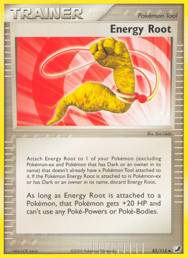 Energy Root 83/115, Unseen Forces Pokémon card