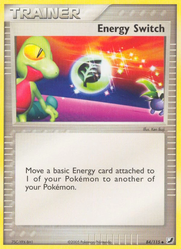 Energy Switch 84/115, Unseen Forces Pokémon card