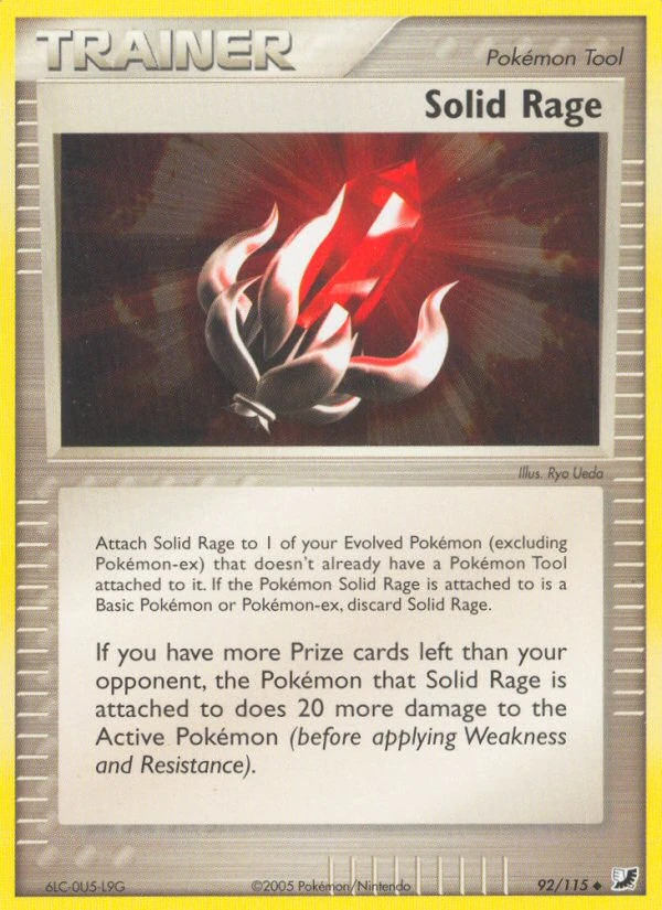 Solid Rage 92/115, Unseen Forces Pokémon card
