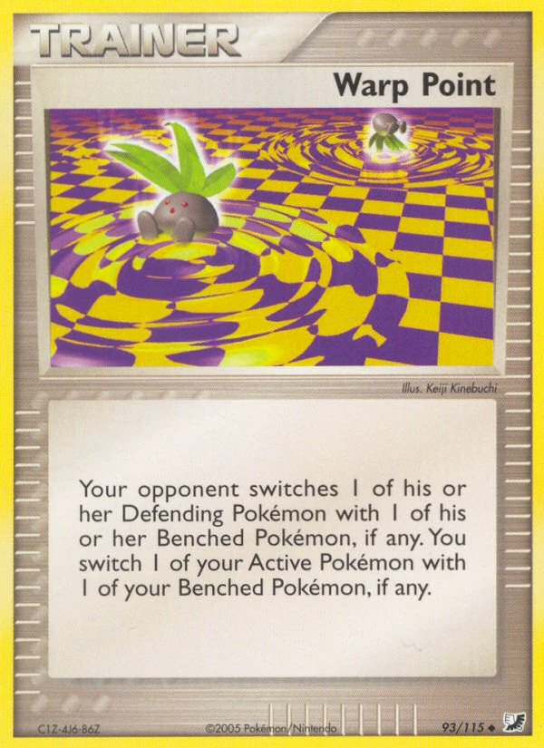 Warp Point 93/115, Unseen Forces Pokémon card