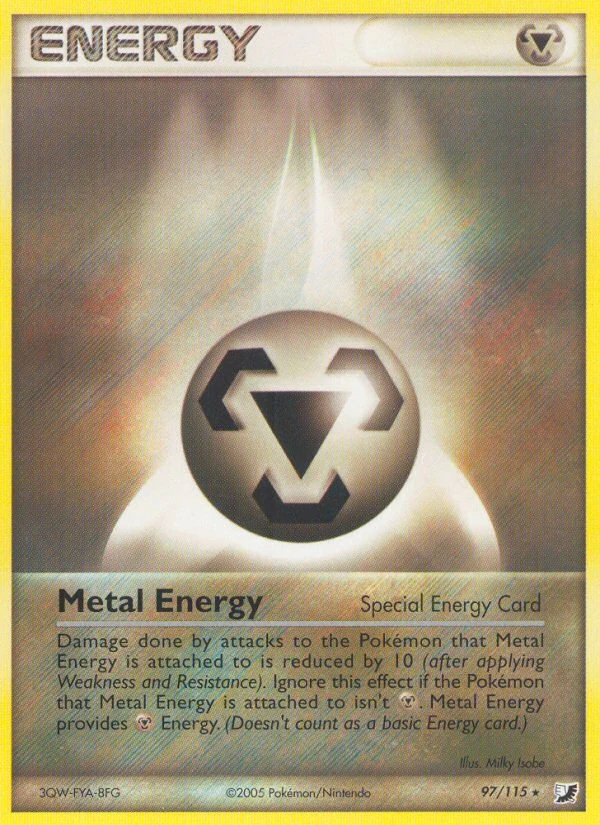 Metal Energy 97/115, Unseen Forces Pokémon card