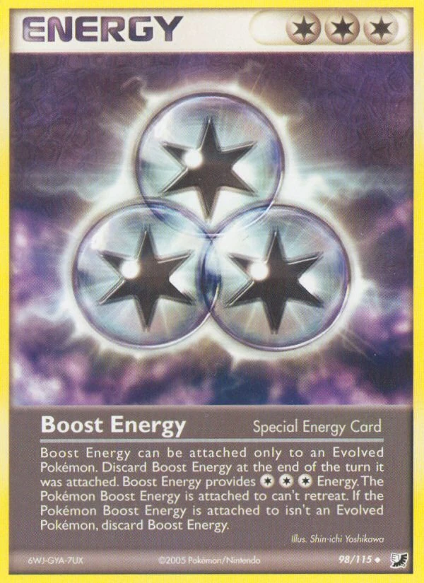 Boost Energy 98/115, Unseen Forces Pokémon card