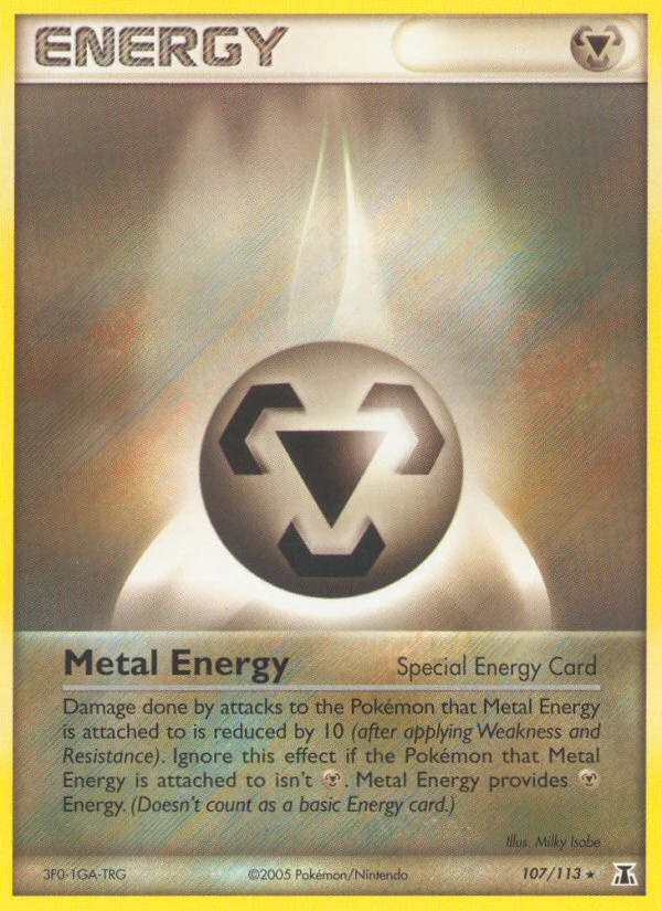Metal Energy 107/113, Delta Species Pokémon card
