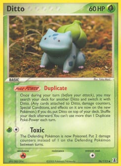 Ditto 36/113, Delta Species