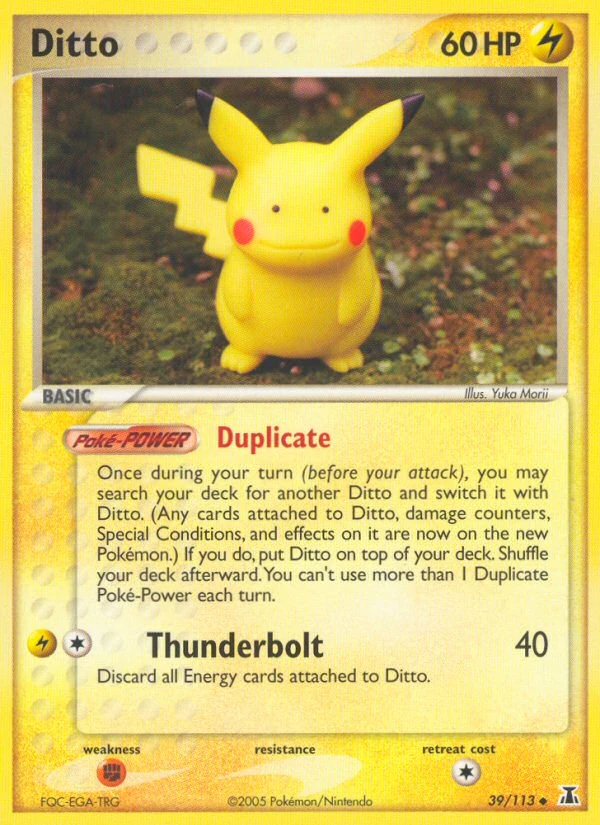 Ditto 39/113, Delta Species Pokémon card