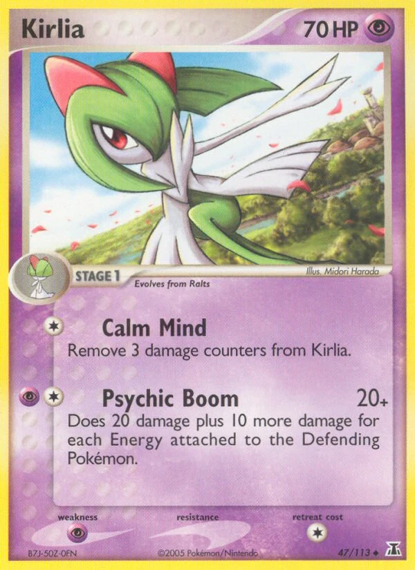 Kirlia 47/113, Delta Species Pokémon card