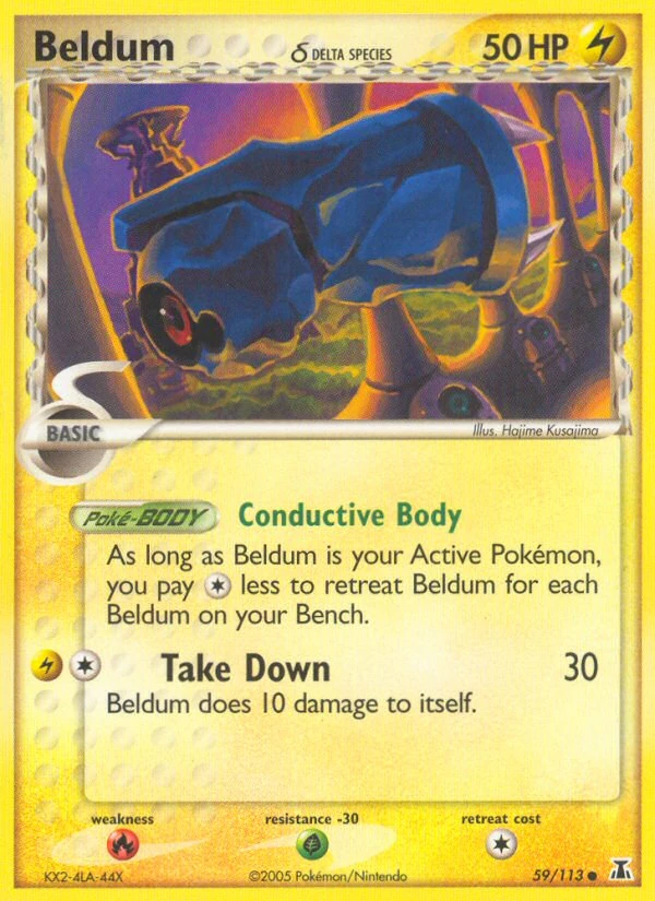 Beldum δ 59/113, Delta Species Pokémon card