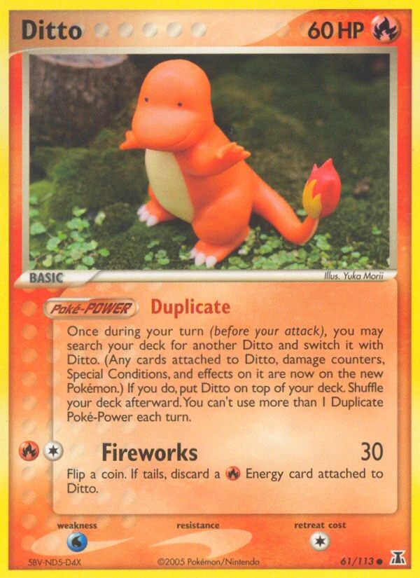 Ditto 61/113, Delta Species Pokémon card