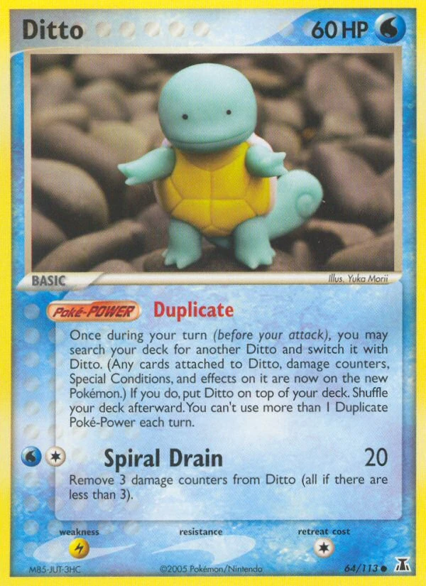 Ditto 64/113, Delta Species Pokémon card