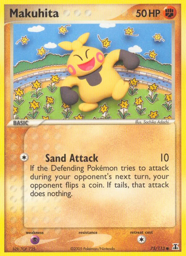 Makuhita 75/113, Delta Species Pokémon card