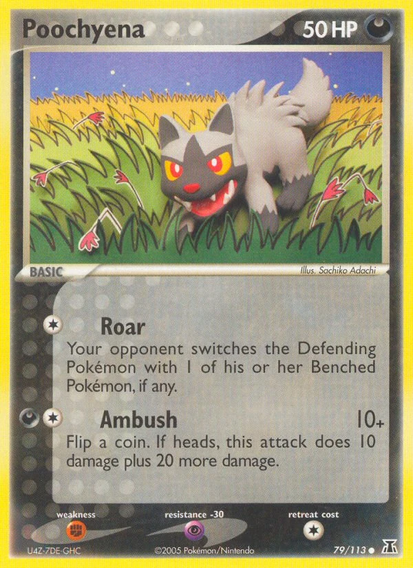 Poochyena 79/113, Delta Species Pokémon card