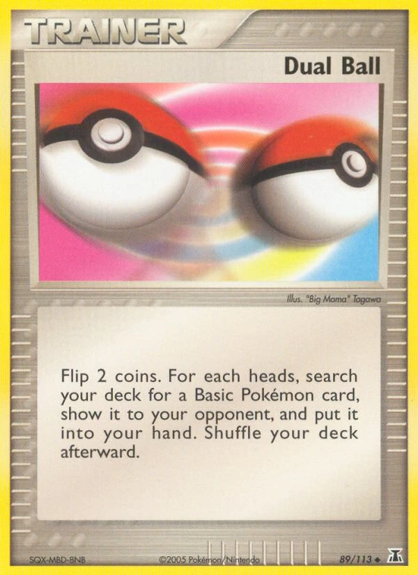 Dual Ball 89/113, Delta Species Pokémon card