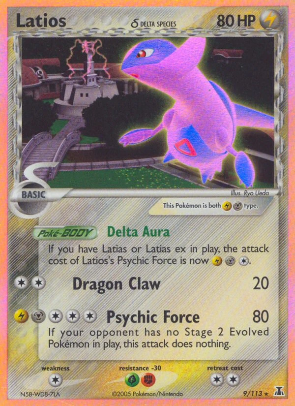 Latios δ 9/113, Delta Species Pokémon card