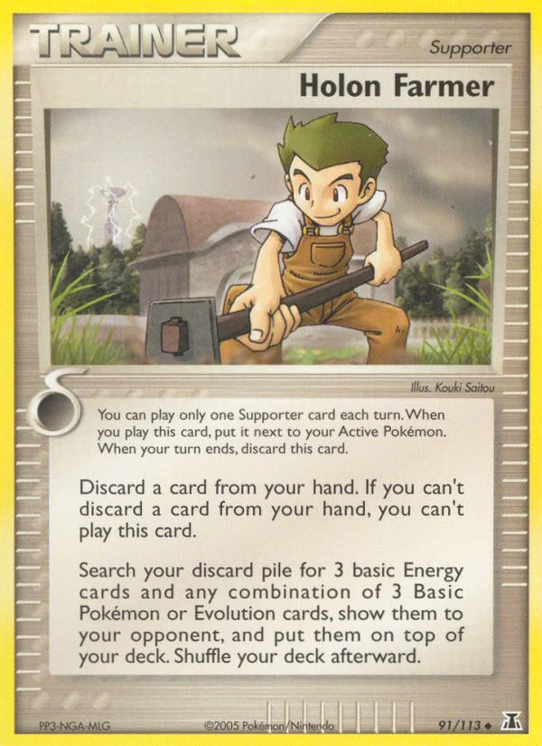 Holon Farmer 91/113, Delta Species Pokémon card