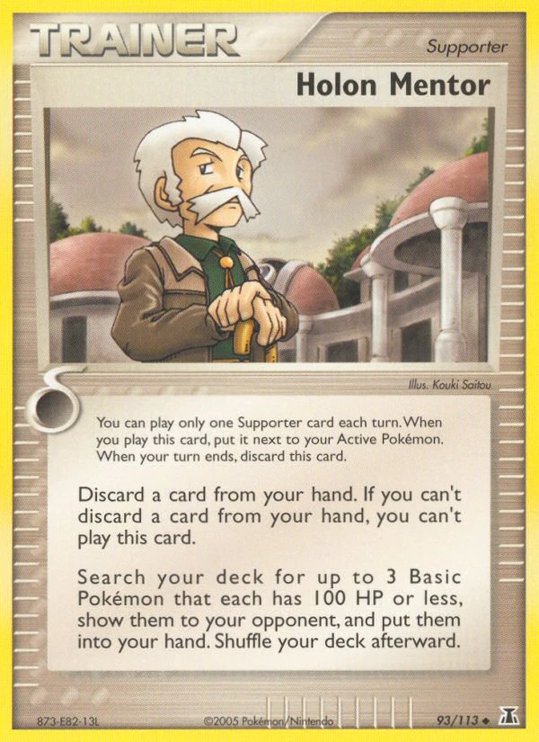 Holon Mentor 93/113, Delta Species Pokémon card