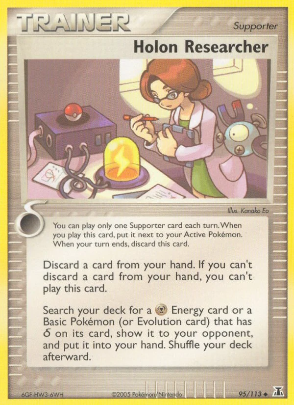 Holon Researcher 95/113, Delta Species Pokémon card