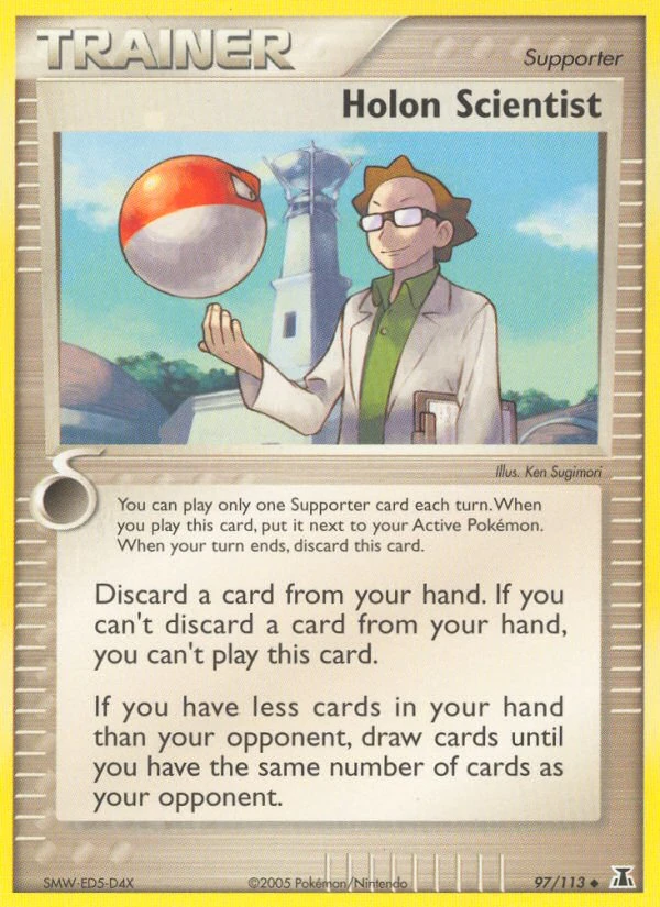 Holon Scientist 97/113, Delta Species Pokémon card