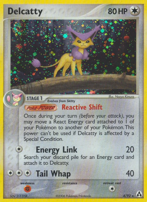 Delcatty 4/92, Legend Maker Pokémon card