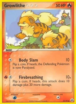 Growlithe 55/92, Legend Maker