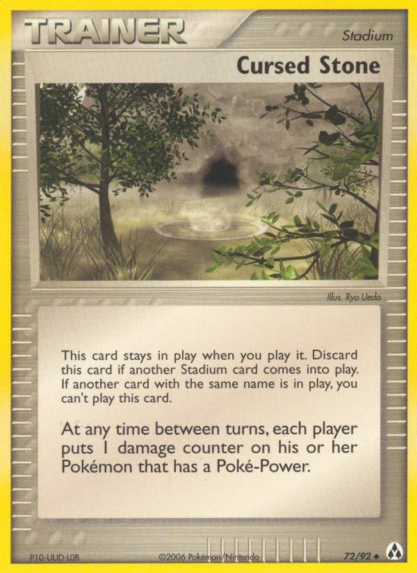Cursed Stone 72/92, Legend Maker Pokémon card