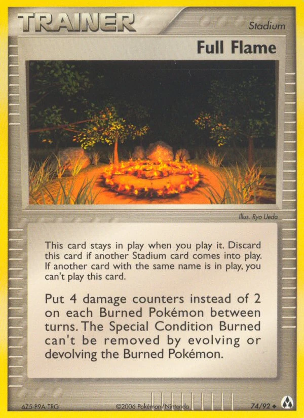 Full Flame 74/92, Legend Maker Pokémon card