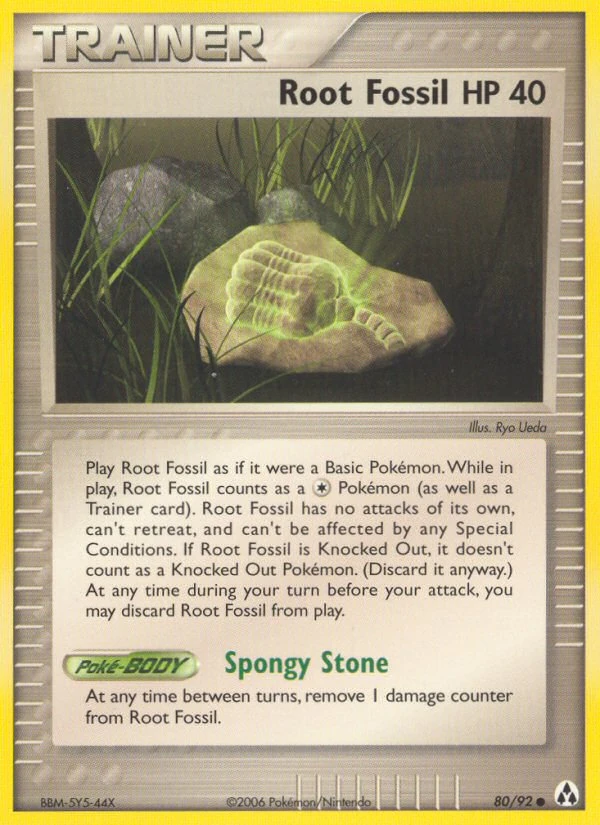 Root Fossil 80/92, Legend Maker Pokémon card
