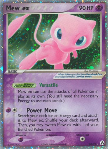 Mew ex 88/92 from Legend Maker