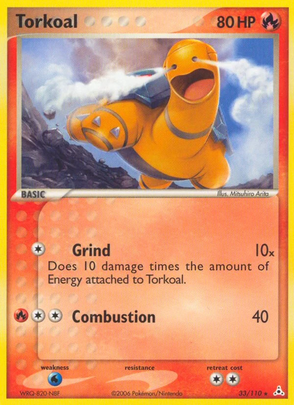 Torkoal 33/110, Holon Phantoms Pokémon card
