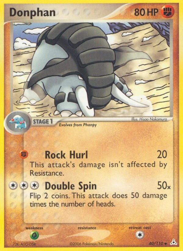 Donphan 40/110, Holon Phantoms Pokémon card