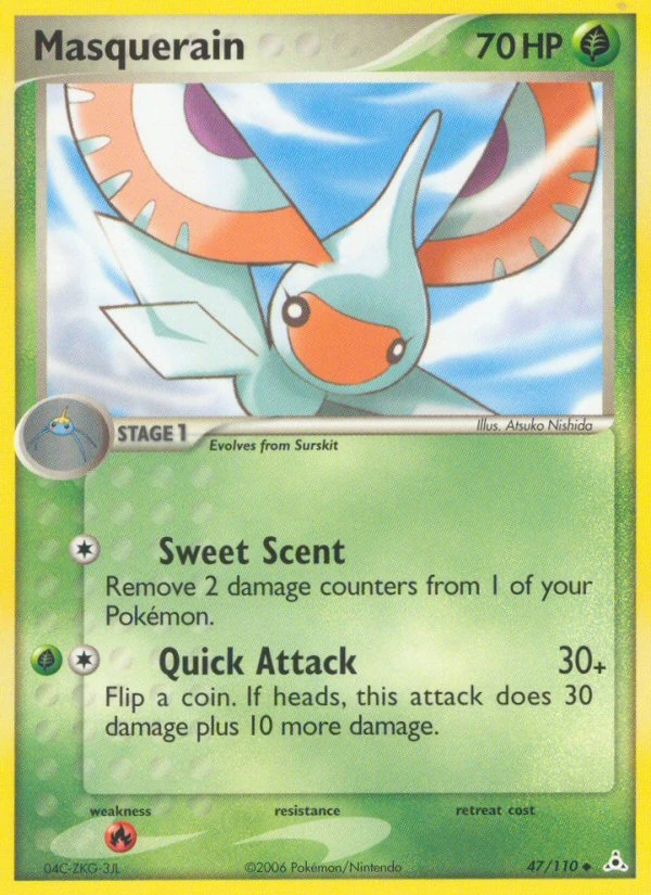 Masquerain 47/110, Holon Phantoms Pokémon card