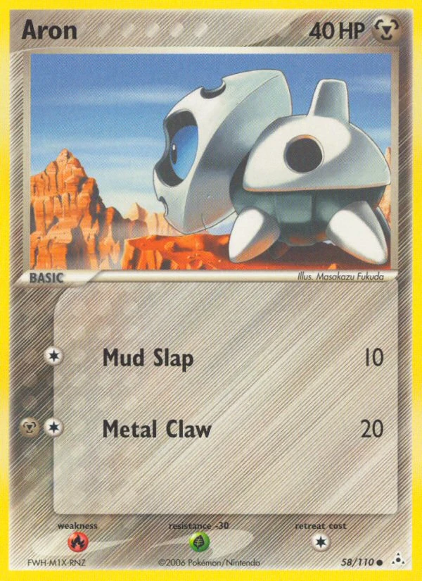 Aron 58/110, Holon Phantoms Pokémon card