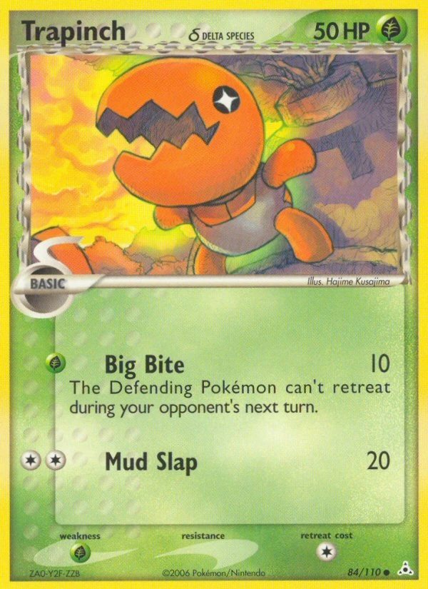 Trapinch δ 84/110, Holon Phantoms Pokémon card