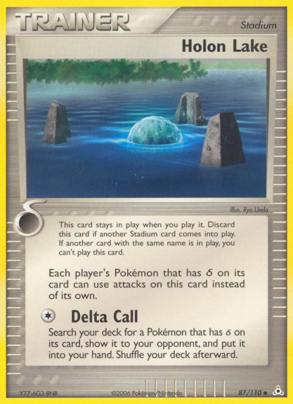 Holon Lake 87/110, Holon Phantoms Pokémon card