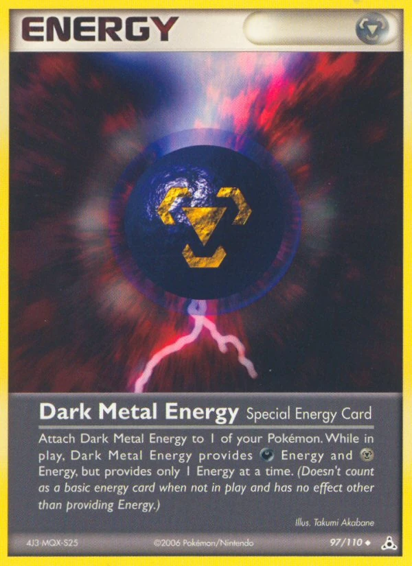 Dark Metal Energy 97/110, Holon Phantoms Pokémon card