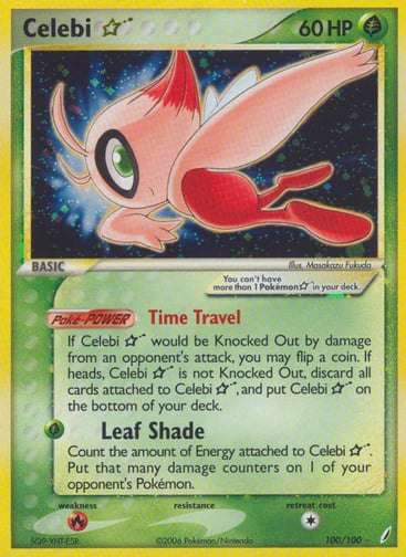 Celebi ☆ 100/100 from Crystal Guardians