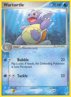 Wartortle 42/100, Crystal Guardians