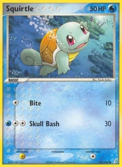 Squirtle 63/100, Crystal Guardians