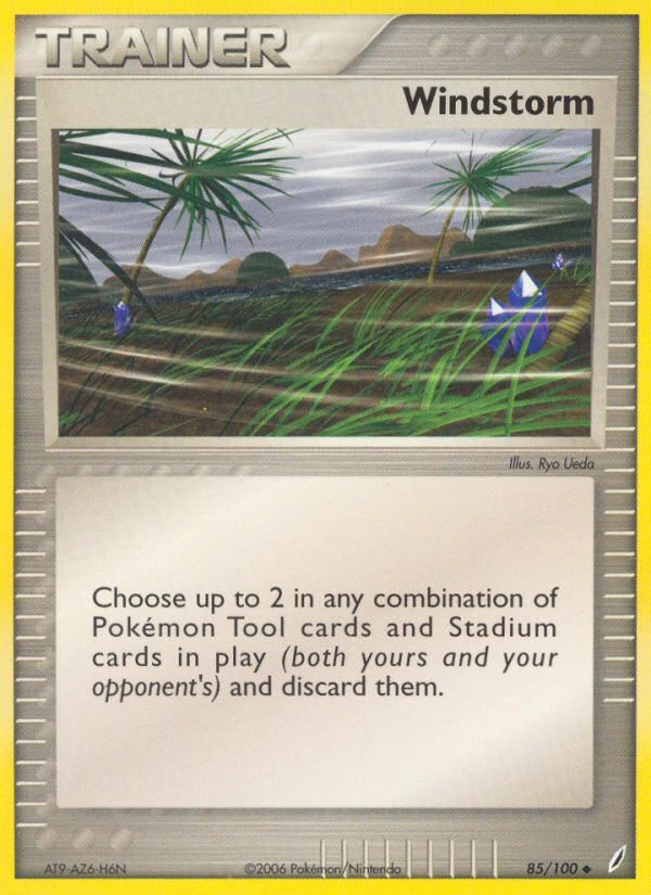 Windstorm 85/100, Crystal Guardians Pokémon card